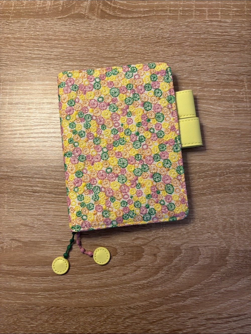 Hobonichi A6 Zip New 2026 CLEARANCE Cover Yellow Embroidered